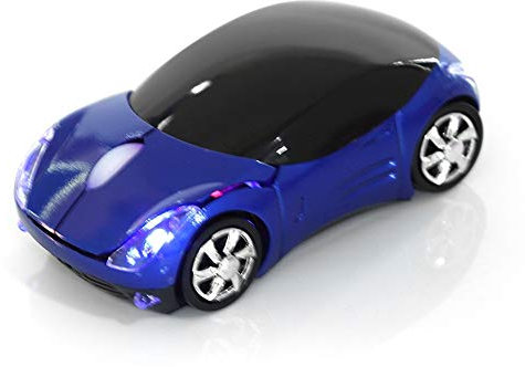 Eboxer Mouse Ottico Wireless Bluetooth 2.4G Mouse Mouse da Ufficio con Ricevitore USB per PC/Tablet Mac/Me / Windows(Blu)