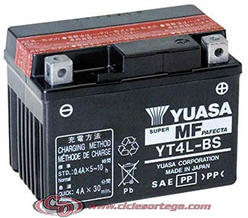 Bateria moto YT4L-BS Yuasa 9079R-24279-00 original Yamaha