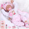ZIYIUI Reborn Baby-Puppe 22Zoll 55cm Weiches Vinylsilikon Realistisch Baby Puppe Lebensecht Reborn Baby Mädchen Handgemacht Neugeborene Wie echtes Babypuppe