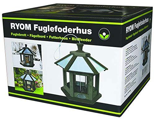 Ryom Vogelhaus zum hängen - 6-eckig 29x34cm aus Holz