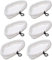 Malayas-Lot de 6 Chiffons en Microfibre Pads de Nettoyage Universel Compatible avec d'autres Balais Vapeur Pièces de rechange de vadrouilles lavables pour aspirateur vadrouille à vapeur chaude