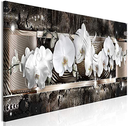 murando Quadro Orchidea 150x50 cm 1 pezzo Stampa su tela XXL Immagini moderni Murale Fotografia Grafica Decorazione da parete Fiori Ornament come dipinto b-C-0798-b-a