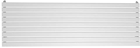 Pinta Horizontal Radiator | Flat Panel Single Column | Central Heating | Living Room Hallway Bathroom Kitchen Radiator | 340 x 1600|White