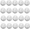 CENPEK 20 Stück Übungs-Golfbälle, Kunststoff Airflow Hohle Golfbälle für Driving Range Swing Training Leichte Training Golfbälle Indoor Outdoor