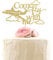 Airplane Wedding Cake Topper, Come Fly with Me Cake Toppers, Jet Plane Pilot Wedding Party Decorations, Gold Glitter