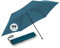 Doppler Taschenschirm Zero,99 Flat I Ultra leichter Regenschirm in Crystal Blue I Kleiner Schirm I Mini Regenschirm I Leicht zu Öffnen I Flach & kompakt I Taschenregenschirm windproof