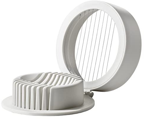 Zone Denmark Singles Eierschneider, Eierteiler 10,4 x 10,4 x 3,5 cm, Warm Grey (Grau)