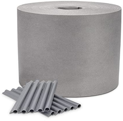 Covert It Garten Sichtschutz Zaun Grau 19cmx98m - Sichtschutz für Zaun -Doppelstabmattenzaun Komplett 150g/m2 - Sichtschutzstreifen für Doppelstabmatten - Sichtschutz für Stabmattenzaun