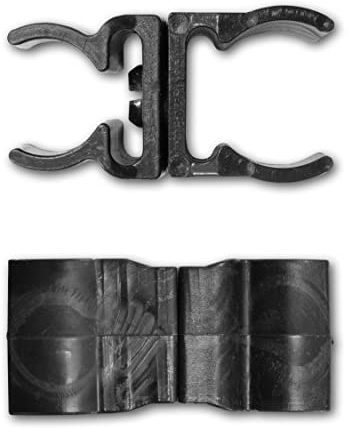 SPORTIKEL24 Hürden-Verbinder Clip – verbindet Ø 25 mm Stangen mit Ø 32 mm Stangen – Gelenkclip aus Kunststoff für Hürdenaufbau, Agility, Hundesport & Fußballtraining