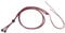 sourcing map 5pcs Jade Rope Nylon Cord Empty Necklace Holder Strings Emerald Rope Adjustable Pendant Braided Necklace Rope for Necklace DIY Crafts Handmade, Dark Red