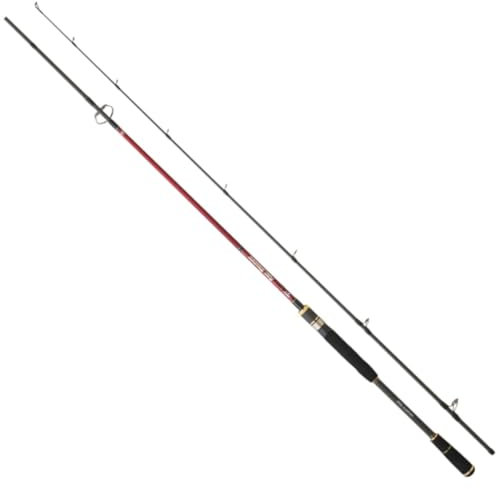 Hearty Rise Red Shadow Spin Rute 2,21m 15-80g - Spinnrute zum Hechtangeln, Hechtrute, Raubfischrute zum Spinnangeln