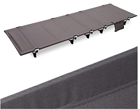 MIZEY Klappbett Outdoor Klappzelt Bett Camping Ultraleicht Schlafen Aluminiumrahmen Bett Kinderbett 185 X 60cm/72.8 X 23.6in