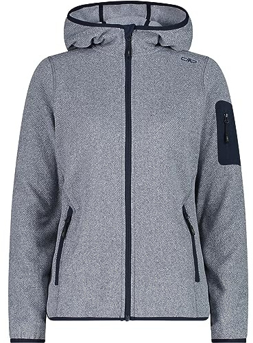 CMP - Damenjacke mit fester Kapuze, B. Blau-Weiß, M