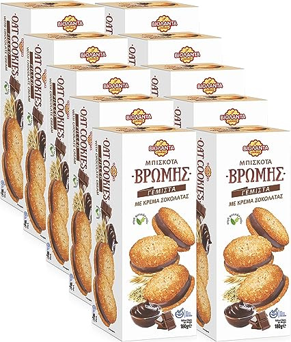 Cookies Doppelkekse gefüllte Hafer-Kekse mit Schokoladen-Creme 1800g aus Griechenland