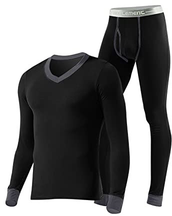 DondPO Thermoanzug Herren, Fußball Weich Thermounterwäsche Unterwäsche Warme Winter Thermounterwäschesets Kompressionsanzug Motorrad Innenfleece Funktionsunterwäsche Skiunterwäsche