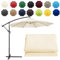 CMJYMX Replacement Parasol Canopy Sun Umbrella Replacement Cloth For 2m-6 Arms 2.7m-6 Arms 2.7m-8 Arms 3m-6 Arms 3m-8 Arms (Color : Off-white, Size : 8 ribs-3m(9.8ft))