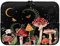 UOIMAG Moon Star Butterfly Mushroom Laptop Sleeve for Women Aesthetic Computer Case Laptop Bag 17 Inch Carrying Bag
