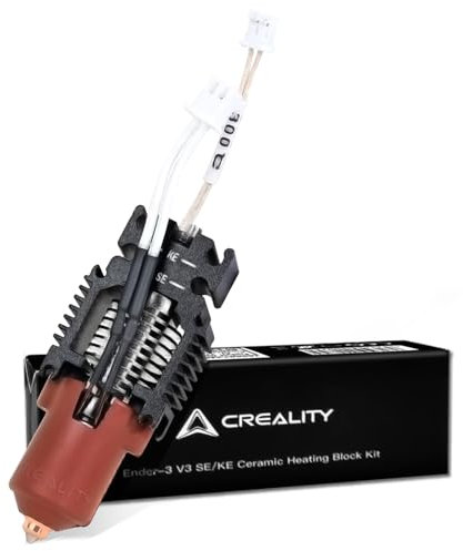Creality Ender-3 V3 SE/KE - Kit de bloques térmicos de cerámica de alta velocidad, boquilla de liberación rápida, bloque de calor de repuesto para impresora 3D Ender3 V3 SE/KE