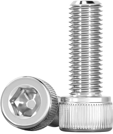 Drenky Viti a Testa Cilindrica con Esagono Incassato 10 Pezzi M8 X 25 mm Norma DIN 912 / ISO 4762 in Acciaio Inox A2 V2A Bullone Meccanico Antiruggine Filettatura Completa