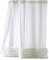 Cortina de Ducha Cortina de Ducha Gruesa for Hotel, Cortina de baño de poliéster Impermeable de Encaje Blanco, Cortinas divisorias for el baño del hogar(200x180cm)