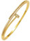 SIXDUTON Armreif Armband mit Zirkonia Damen, 14K Gold Glitzer Armband Verstellbares Freundschaftsarmbänder Schmuck Geschenk für Frauen Mädchen Ehefrau Mutter (Gold)