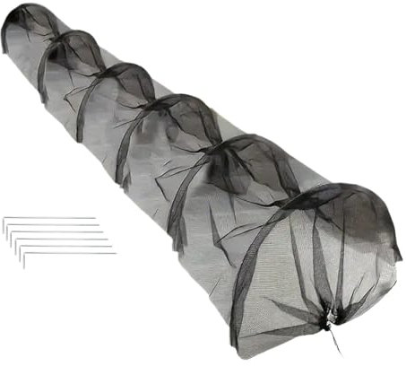 Pflanztunnel Netz, 300x45x45cm Gartentunnel Für beete, Pflanztunnel Bögen, Folientunnel, Gartennetz, Landwirtschaftliche Bepflanzung, anbau-Abdeckung, Frostschutz Für Pflanzen Gewächshaus