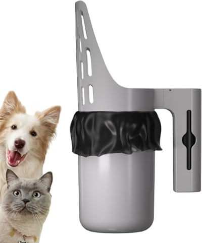 Katzenstreu-Schaufel Mit Integriertem Auffangbehälter, Abnehmbare Katzentoiletten-Schaufel & Großer Tragbarer Kotentferner, Zubehör KOT Sieb Mülleimer Für Zuhause Frauen Männer