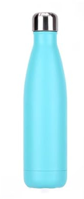 ZHIFENGYUAN Insulated Stainless Steel Water Bottle 17oz/500ml - Classic Coke Bottle Design Sports Thermal Flask, Leakproof Vacuum Flask for Hot & Cold Drinks - BPA-Free.