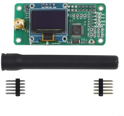 Digital for Gateway for MMDVM for Relay P25 Dstar Hotspot Expansion Board + S, Supports UHF VHF 433.55MHz, Pi-Star Compatible, 2.4GHz WiFi Required