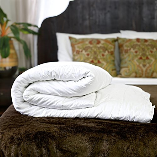 Silk Bedding Direct. Premium Bettdecke Mit Maulbeerseiden Füllung. Sommergewicht. Kontinental Queen, 240cm x 220cm. Zertifizierung, Oeko-TEX®