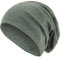 style3 Warme Herbst Winter Slouch Beanie XXL aus atmungsaktivem, feinem und leichten Jersey Unisex Mütze Wintermütze One Size, Farbe:Grün