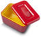 Zeal Insulated Butter Dish, Large 500 grams Capacity Double Walled Butter Tub/Container with Lid, Melamine - Red