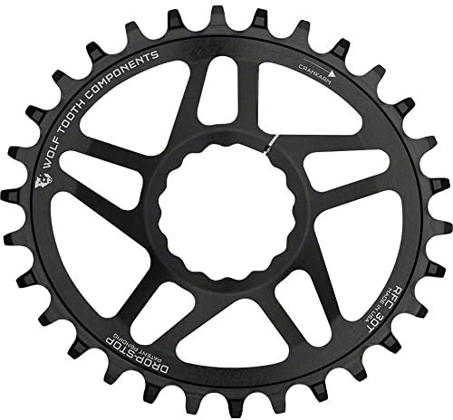 Wolf Tooth Components Powertrac Kettenblatt für RaceFace CINCH Kurbeln, elliptisch, direkt montiert, 36 Zähne, Boost