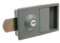 Lowe & Fletcher 1650 Flush Fitting Metal Cabinet Handle for Bisley Metal Cabinets, Black, 1 Count
