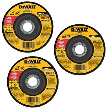 Dewalt DW4514 Metall-Schleifscheibe, 11,4 cm x 6,4 cm x 2,2 cm