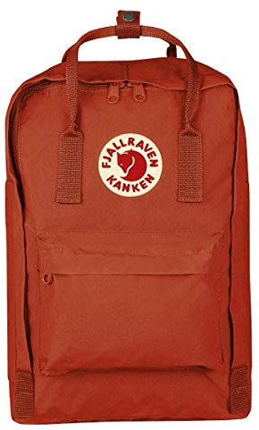 Fjallraven Kånken Laptop 15 Rucksack, Rowan Red, 28x16x40cm