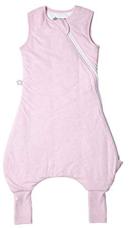 Tommee Tippee Steppee Strampler, Babyschlafsack mit Füßen, Ganzjährig, Original Grobag, 6-18m, 65-80cm, 1.0 Tog, rosa