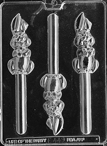 Grandmama's Goodies E449 Osterhasen-Brezel-Form für Schokolade, Süßigkeiten, Seife, mit exklusiver Anleitung (evtl. nicht in deutscher Sprache)