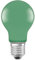 OSRAM Dekorative LED Lampe Décor mit E27 Sockel, Grün, 7500 K, 2,50 W, Ersatz für 15-W-Glühbirne, klar, LED STAR DECO CLASSIC A