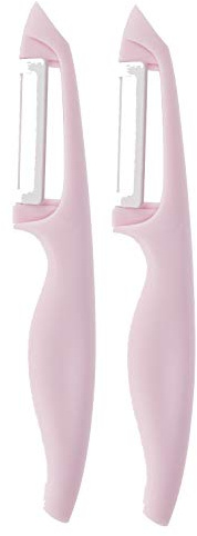 Professional Vegetable Apple Potato Peeler with Ceramic Swivel Blade - Pack of 2 - Vegetable Knife Peeler for Chef