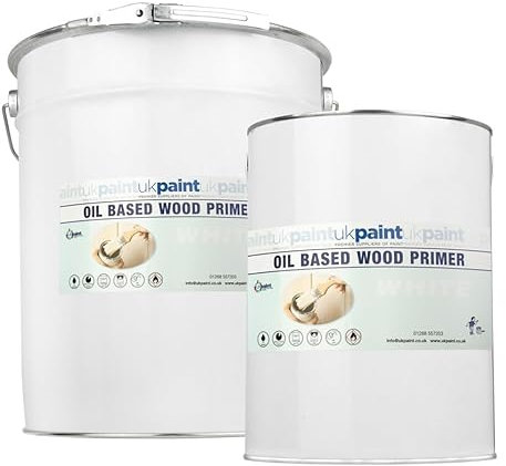 UK PAINT - Oil Based Wood Primer - 2.5L - White