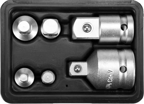 6-Tlg Steckschlüssel Satz Adapter Nuss 1/4 3/8 1/2 3/4 Zoll Werkzeug
