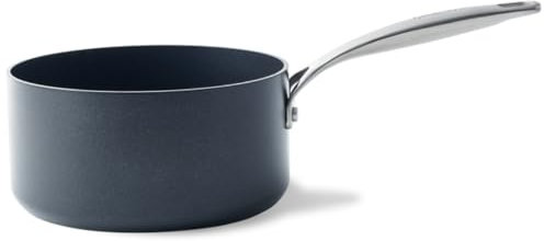 GreenPan 18 cm Black Ceramic Non-Stick Saucepan, 2.1L, Max 1kg, No Lid