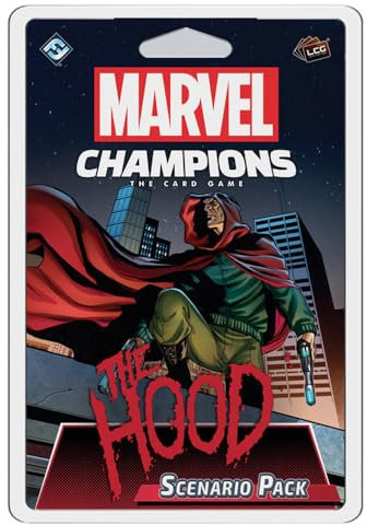Fantasy Flight Games, Marvel Champions: Scenario Pack: The Hood, Card Game, Size Name: 3. Scenario Pack FFGMC24