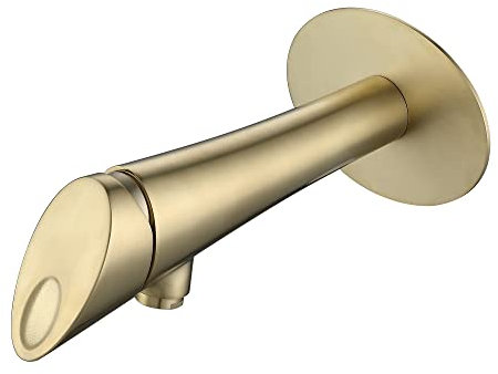 SJQKA unterputz armatur waschbecken, wasserhahn bad gebürstetes Gold,wandarmatur