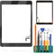 Sostituzione per iPad 9.7 2017 Touch Screen Sensore digitalizzatore di Quinta Generazione Pannello Touch Screen Compatibile con A1822 con Pulsante Home(nessun LCD Non sostitutivo per iPad Air1)(Nero)