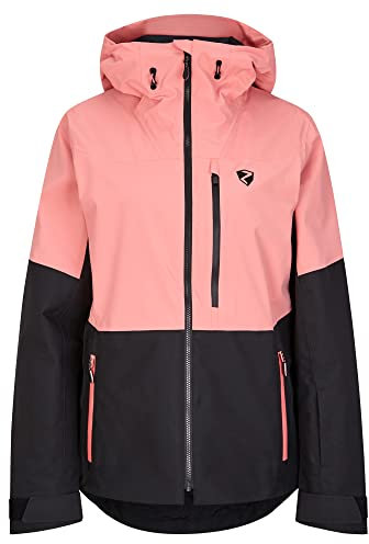 Ziener Damen TURIS Ski-Jacke/Freeride | sympatex, PFC frei, Wolle, pink vanilla, 46