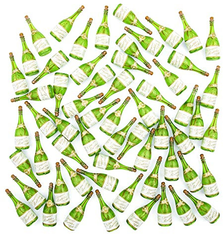 Bulk Champagne Bubble Bottles, 48 Pieces, Wedding, Reception and Grand Event Party Favors