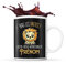Planetee Tasse Prénom personnalisable Lion bas les pattes| Mug café ou thé idée cadeau personnalisé drôle et original pour collègue de travail famille et amis