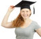 Relaxdays 6 x Doktorhut, Einheitsgröße, Quaste, Abschlussfeier Abitur Hochschule Diplom Promotion, Faschingskostüm, schwarz
